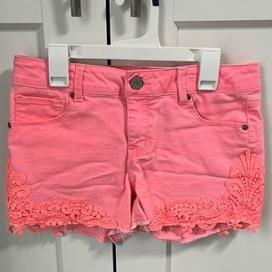 Mudd girls Hot pink shorts- 16